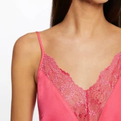 Blouse Bretelles Fines à Dentelle Rose Femme 9 Blouse Bretelles Fines à Dentelle Rose Femme -Morgandetoi Boutique blouse bretelles fines a dentelle rose femme vue4 32536300883140503