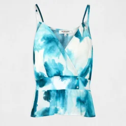 Blouse Bretelles Fines Imprimé Abstrait Multico Femme 8 Blouse Bretelles Fines Imprimé Abstrait Multico Femme -Morgandetoi Boutique blouse bretelles fines imprime abstrait multico femme vue3 32536300951280900