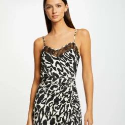 Blouse Bretelles Fines Imprimé Animalier Multico Femme -Morgandetoi Boutique blouse bretelles fines imprime animalier multico femme vue5 32536300950620900