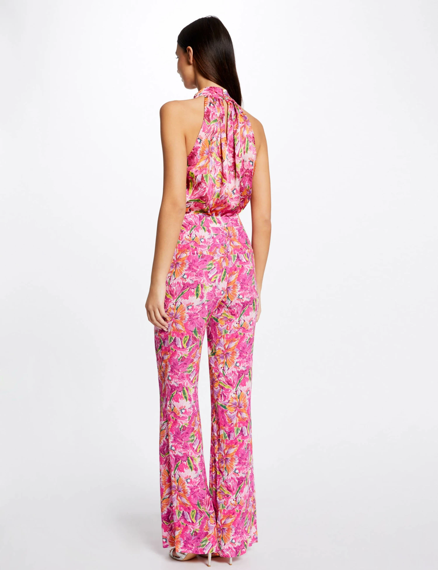 Blouse Col Lavallière Imprimé Floral Multico Femme 2 Blouse Col Lavallière Imprimé Floral Multico Femme – Image 2