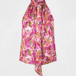 Blouse Col Lavallière Imprimé Floral Multico Femme 10 Blouse Col Lavallière Imprimé Floral Multico Femme -Morgandetoi Boutique blouse col lavalliere imprime floral multico femme vue3 32536300947280900