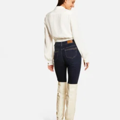 Morgandetoi Boutique -Morgandetoi Boutique blouse manches longues ecru femme vue2 32536300931470201