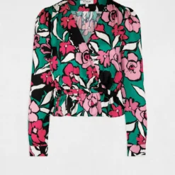 Blouse Manches Longues Imprimé Floral Multico Femme -Morgandetoi Boutique blouse manches longues imprime floral multico femme vue3 32536300932530900