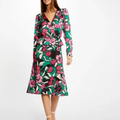 Blouse Manches Longues Imprimé Floral Multico Femme -Morgandetoi Boutique blouse manches longues imprime floral multico femme vue5 32536300932530900