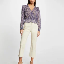 Blouse Manches Longues Imprimée Multico Femme -Morgandetoi Boutique blouse manches longues imprimee multico femme vue5 32536300923520900