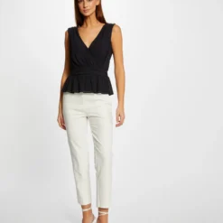 Blouse Sans Manches Détails Chaînes Marine Femme 7 Blouse Sans Manches Détails Chaînes Marine Femme -Morgandetoi Boutique blouse sans manches details chaines marine femme vue5 32536300939470301