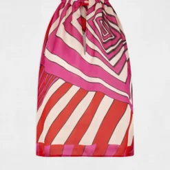 Blouse Sans Manches Imprimé Géométrique Multico Femme -Morgandetoi Boutique blouse sans manches imprime geometrique multico femme vue3 32536300932490900