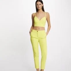 Bustier Crop Top à Ornement Dos Jaune Femme 7 Bustier Crop Top à Ornement Dos Jaune Femme -Morgandetoi Boutique bustier crop top a ornement dos jaune femme vue5 32536300939390400