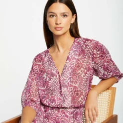 Chemise Manches 3/4 Imprimé Cachemire Multico Femme