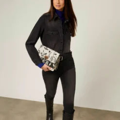 Combinaison Ajustée Ceinturée En Jean Gris Anthracite Femme -Morgandetoi Boutique combinaison ajustee ceinturee en jean gris anthracite femme vue5 32536300951500103