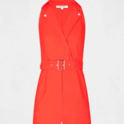 Combinaison Droite Ceinturée Rouge Femme 8 Combinaison Droite Ceinturée Rouge Femme -Morgandetoi Boutique combinaison droite ceinturee rouge femme vue3 32536300897120500