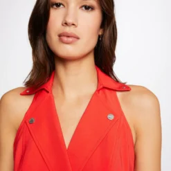 Combinaison Droite Ceinturée Rouge Femme 9 Combinaison Droite Ceinturée Rouge Femme -Morgandetoi Boutique combinaison droite ceinturee rouge femme vue4 32536300897120500