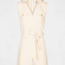 Combinaison Droite Sans Manches Ivoire Femme 10 Combinaison Droite Sans Manches Ivoire Femme -Morgandetoi Boutique combinaison droite sans manches ivoire femme vue3 32536300923540203