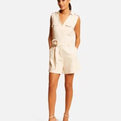 Combinaison Droite Sans Manches Ivoire Femme 9 Combinaison Droite Sans Manches Ivoire Femme -Morgandetoi Boutique combinaison droite sans manches ivoire femme vue5 32536300923540203