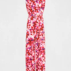 Combinaison Jambe Large Imprimé Floral Multico Femme -Morgandetoi Boutique combinaison jambe large imprime floral multico femme vue3 32536300951360900