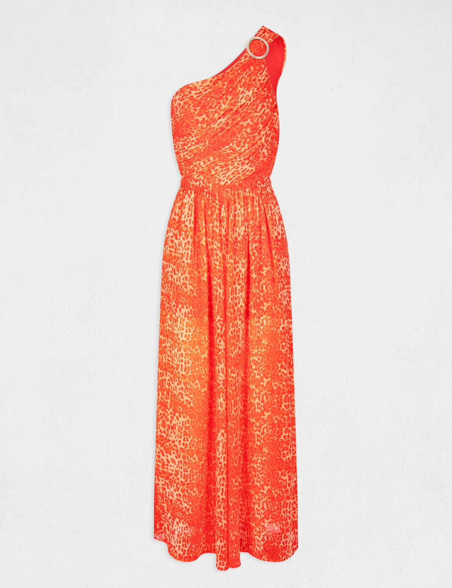 Combinaison Large Imprimé Léopard Caramel Femme 5 Combinaison Large Imprimé Léopard Caramel Femme – Image 5