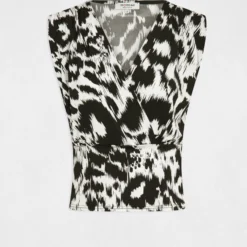 Débardeur à épaulettes Imprimé Abstrait Multico Femme -Morgandetoi Boutique debardeur a epaulettes imprime abstrait multico femme vue3 32536300959280900