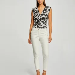 Débardeur à épaulettes Imprimé Abstrait Multico Femme -Morgandetoi Boutique debardeur a epaulettes imprime abstrait multico femme vue5 32536300959280900