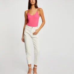 Débardeur Avec Bretelles à Ornements Rose Femme -Morgandetoi Boutique debardeur avec bretelles a ornements rose femme vue5 32536300938470503