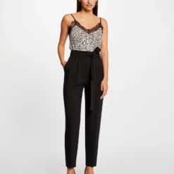 Débardeur Dentelle Et Imprimé Animalier Multico Femme -Morgandetoi Boutique debardeur dentelle et imprime animalier multico femme vue5 32536300954310900