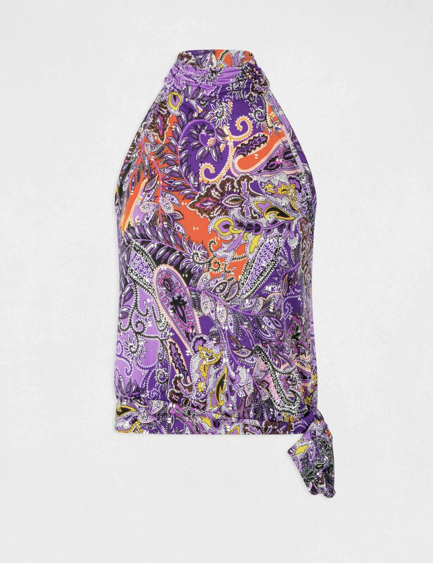 Débardeur Encolure Américaine Imprimé Multico Femme 4 Débardeur Encolure Américaine Imprimé Multico Femme – Image 4