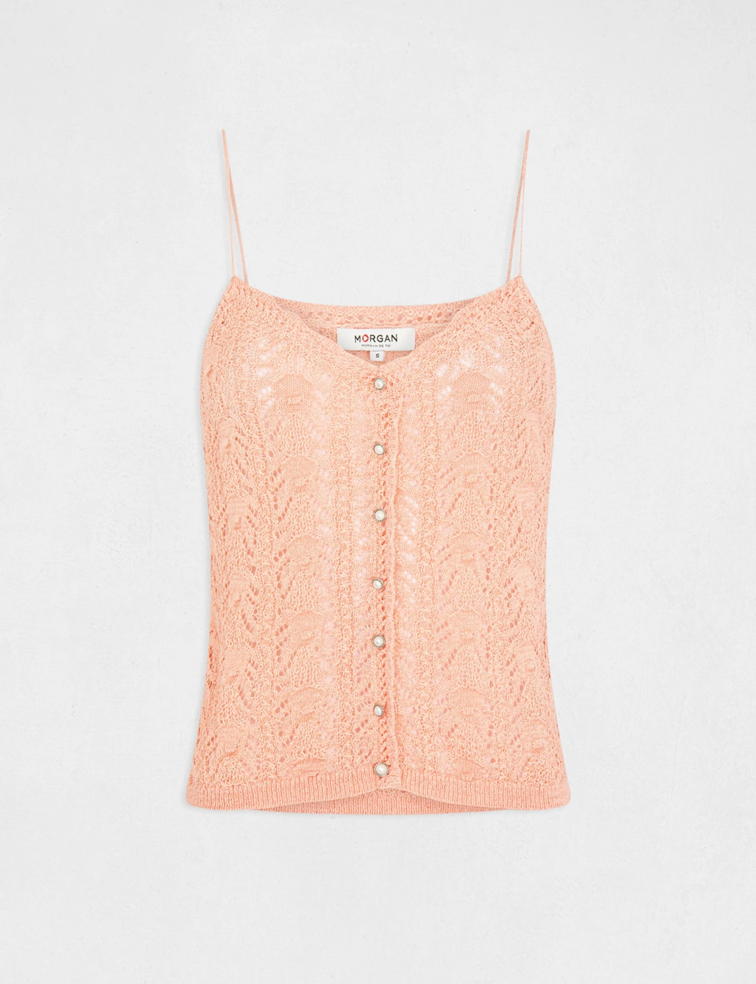 Débardeur Pull Avec Col En V Rose Moyen Femme 4 Débardeur Pull Avec Col En V Rose Moyen Femme – Image 4