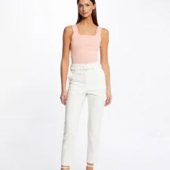 Débardeur Pull Bretelles Larges Rose Moyen Femme -Morgandetoi Boutique debardeur pull bretelles larges rose moyen femme vue5 32536300910440514