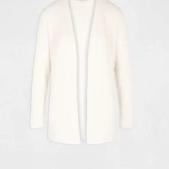 Gilet Long Maille Duveteuse Ivoire Femme -Morgandetoi Boutique gilet long maille duveteuse ivoire femme vue3 32536300908130203