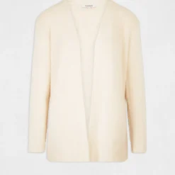 Gilet Long Maille Duveteuse Rose Clair Femme -Morgandetoi Boutique gilet long maille duveteuse rose clair femme vue3 32536300908130513