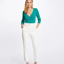 Gilet Manches 3/4 Boutonné Vert Moyen Femme 7 Gilet Manches 3/4 Boutonné Vert Moyen Femme -Morgandetoi Boutique gilet manches 34 boutonne vert moyen femme vue5 32536300932350608