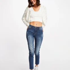 Gilet Manches Longues à Détails Ajourés Ecru Femme 7 Gilet Manches Longues à Détails Ajourés Ecru Femme -Morgandetoi Boutique gilet manches longues a details ajoures ecru femme vue5 32536300899420201