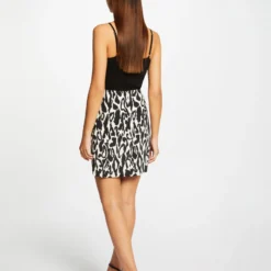 Morgandetoi Boutique -Morgandetoi Boutique jupe ajustee drapee imprime animalier multico femme vue2 32536300955200900