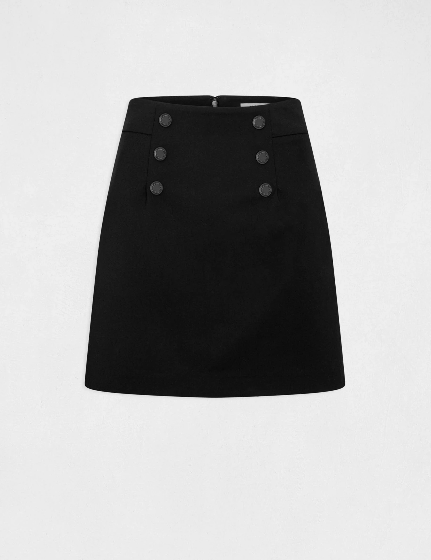 Jupe Droite à Pont Noir Femme 5 Jupe Droite à Pont Noir Femme – Image 5