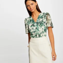 Jupe Droite Poches à Boutons Ecru Moyen Femme -Morgandetoi Boutique jupe droite poches a boutons ecru moyen femme vue5 32536300941740213