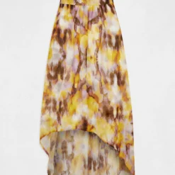 Jupe évasée Asymétrique Imprimé Abstrait Multico Femme -Morgandetoi Boutique jupe evasee asymetrique imprime abstrait multico femme vue3 32536300938140900