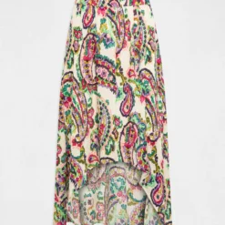 Jupe évasée Asymétrique Imprimée Multico Femme -Morgandetoi Boutique jupe evasee asymetrique imprimee multico femme vue3 32536300941700900
