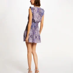 Morgandetoi Boutique -Morgandetoi Boutique jupe evasee imprime cachemire multico femme vue2 32536300897300900