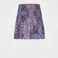 Jupe évasée Imprimé Cachemire Multico Femme -Morgandetoi Boutique jupe evasee imprime cachemire multico femme vue3 32536300897300900