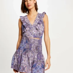 Jupe évasée Imprimé Cachemire Multico Femme -Morgandetoi Boutique jupe evasee imprime cachemire multico femme vue5 32536300897300900