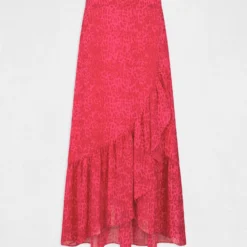 Jupe Longue Portefeuille Imprimé Léopard Rose Femme 8 Jupe Longue Portefeuille Imprimé Léopard Rose Femme -Morgandetoi Boutique jupe longue portefeuille imprime leopard rose femme vue3 32536300938130503