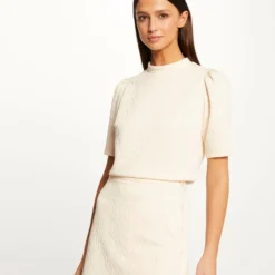 Jupe Portefeuille Aspect Matelassé Ecru Moyen Femme 9 Jupe Portefeuille Aspect Matelassé Ecru Moyen Femme -Morgandetoi Boutique jupe portefeuille aspect matelasse ecru moyen femme vue5 32536300941440213