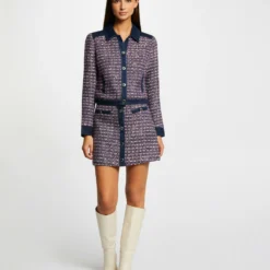 Jupe Trapèze Détails En Jean Multico Femme