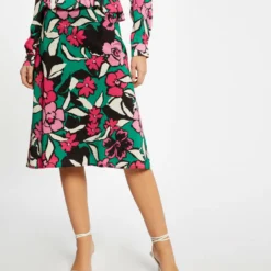Jupe Trapèze Imprimé Floral Multico Femme 7 Jupe Trapèze Imprimé Floral Multico Femme -Morgandetoi Boutique jupe trapeze imprime floral multico femme vue5 32536300936490900