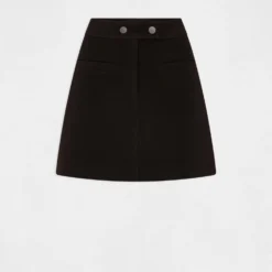 Jupe Trapèze Taille Haute Noir Femme 8 Jupe Trapèze Taille Haute Noir Femme -Morgandetoi Boutique jupe trapeze taille haute noir femme vue3 32536300929370100