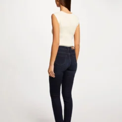 Pull Manches Courtes Col Détail Bijou Ecru Moyen Femme -Morgandetoi Boutique pull manches courtes col detail bijou ecru moyen femme vue2 32536300942750213