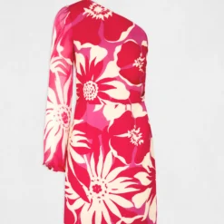 Robe Ajustée Asymétrique Imprimé Floral Multico Femme 8 Robe Ajustée Asymétrique Imprimé Floral Multico Femme -Morgandetoi Boutique robe ajustee asymetrique imprime floral multico femme vue3 32536300931730900