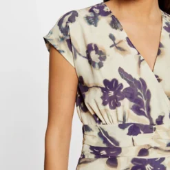 Robe Ajustée Imprimé Floral Multico Femme -Morgandetoi Boutique robe ajustee imprime floral multico femme vue4 32536300955270900