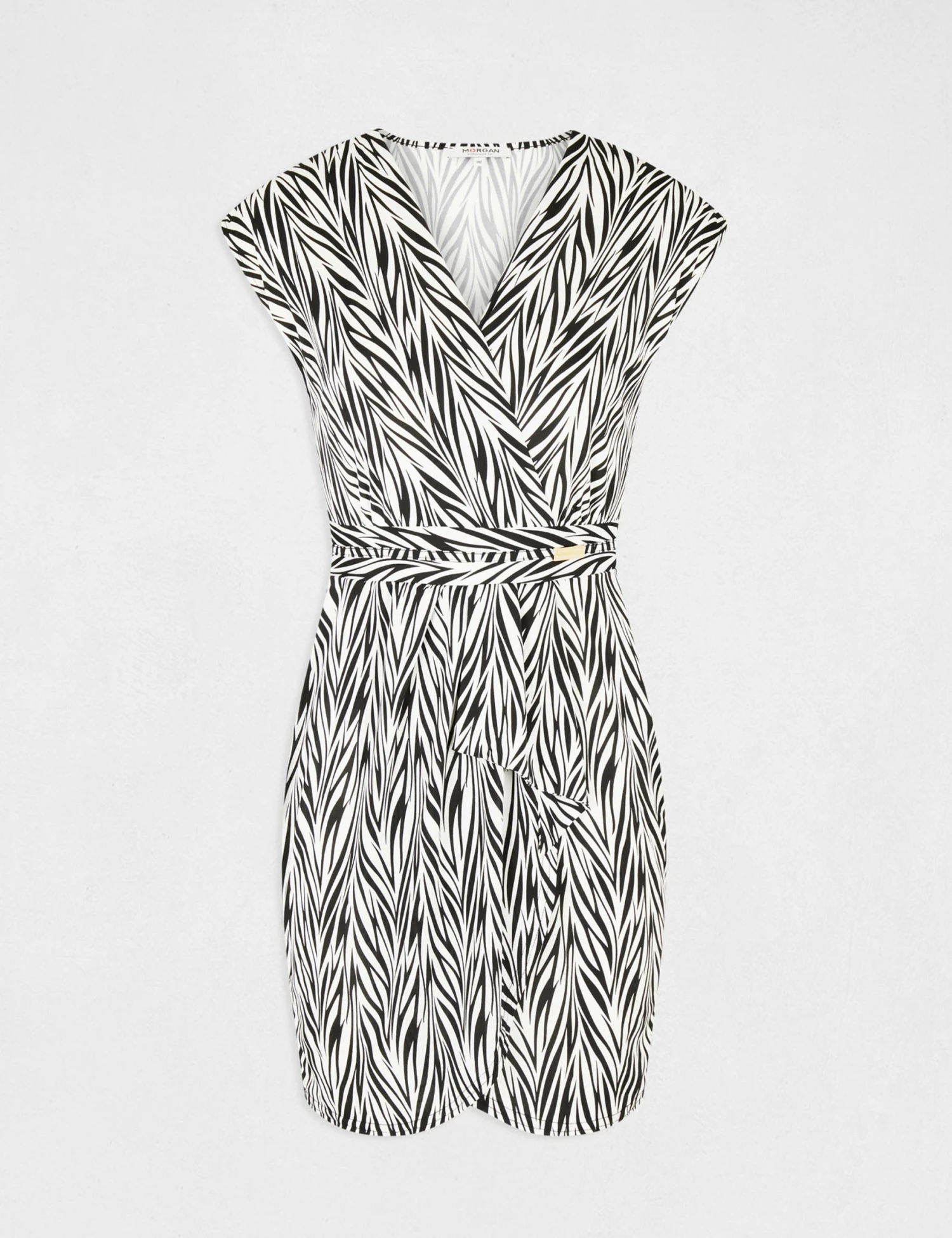 Robe Ajustée Imprimé Géométrique Multico Femme 5 Robe Ajustée Imprimé Géométrique Multico Femme – Image 5