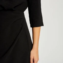 Robe Cintrée Dos Ouvert Noir Femme 11 Robe Cintrée Dos Ouvert Noir Femme -Morgandetoi Boutique robe cintree dos ouvert noir femme vue4 32536300948660100