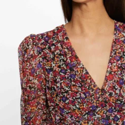 Robe Droite Fluide Imprimé Floral Multico Femme 7 Robe Droite Fluide Imprimé Floral Multico Femme -Morgandetoi Boutique robe droite fluide imprime floral multico femme vue6 32536300947240900